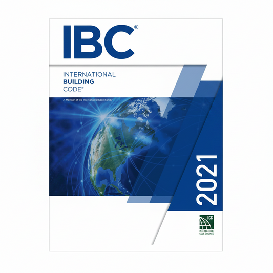 2021 International Building Code IBC construction standards and building regulations reference book